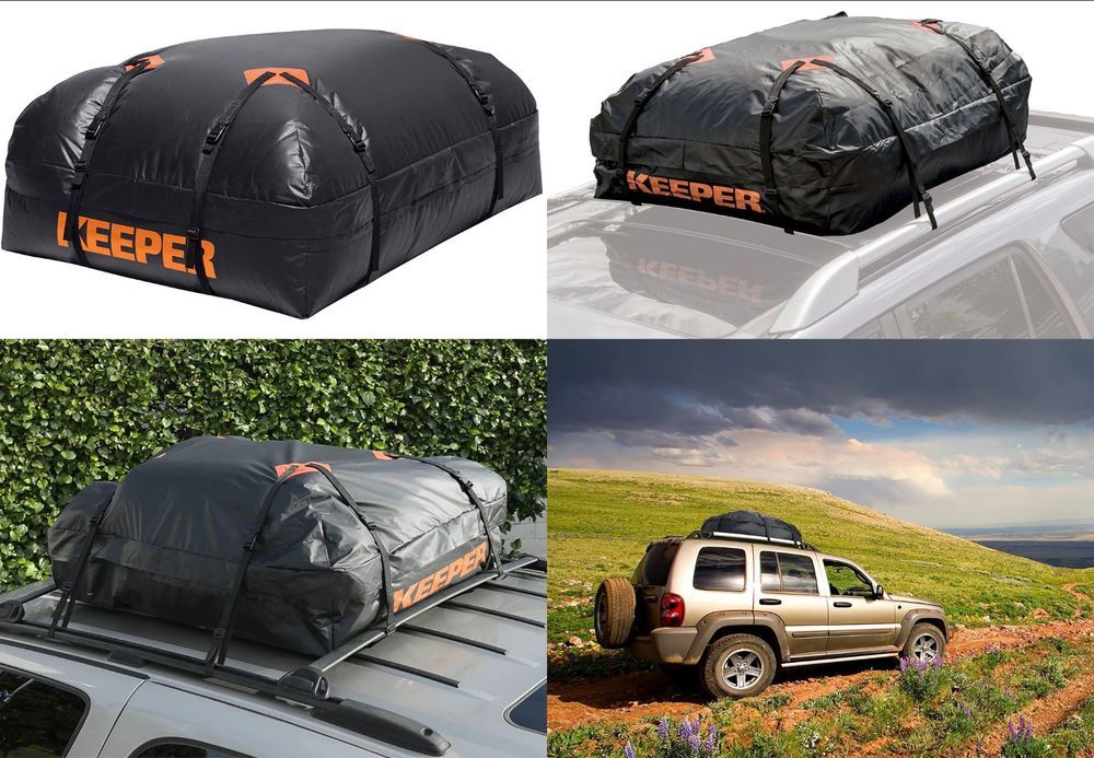 Keeper 07203-1 Waterproof Roof Top Cargo Bag 15 Cubic Feet Car & Truck  Parts Car & Truck Racks