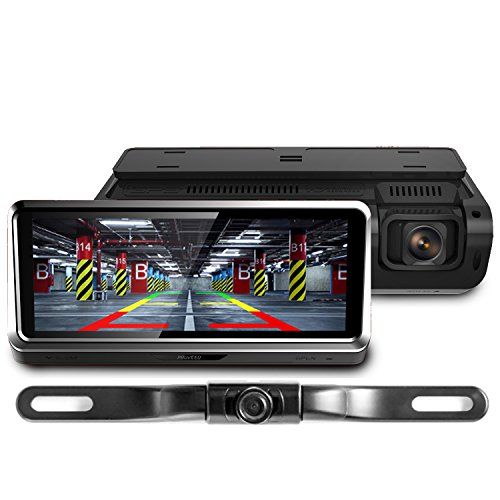 Pruveeo D700-S 7-Inch Touch Screen Backup Camera Dash Cam Front and Rear  Dual Channel for Cars with Rear View Reversing and M… | Dashcam, Dash camera,  Backup camera