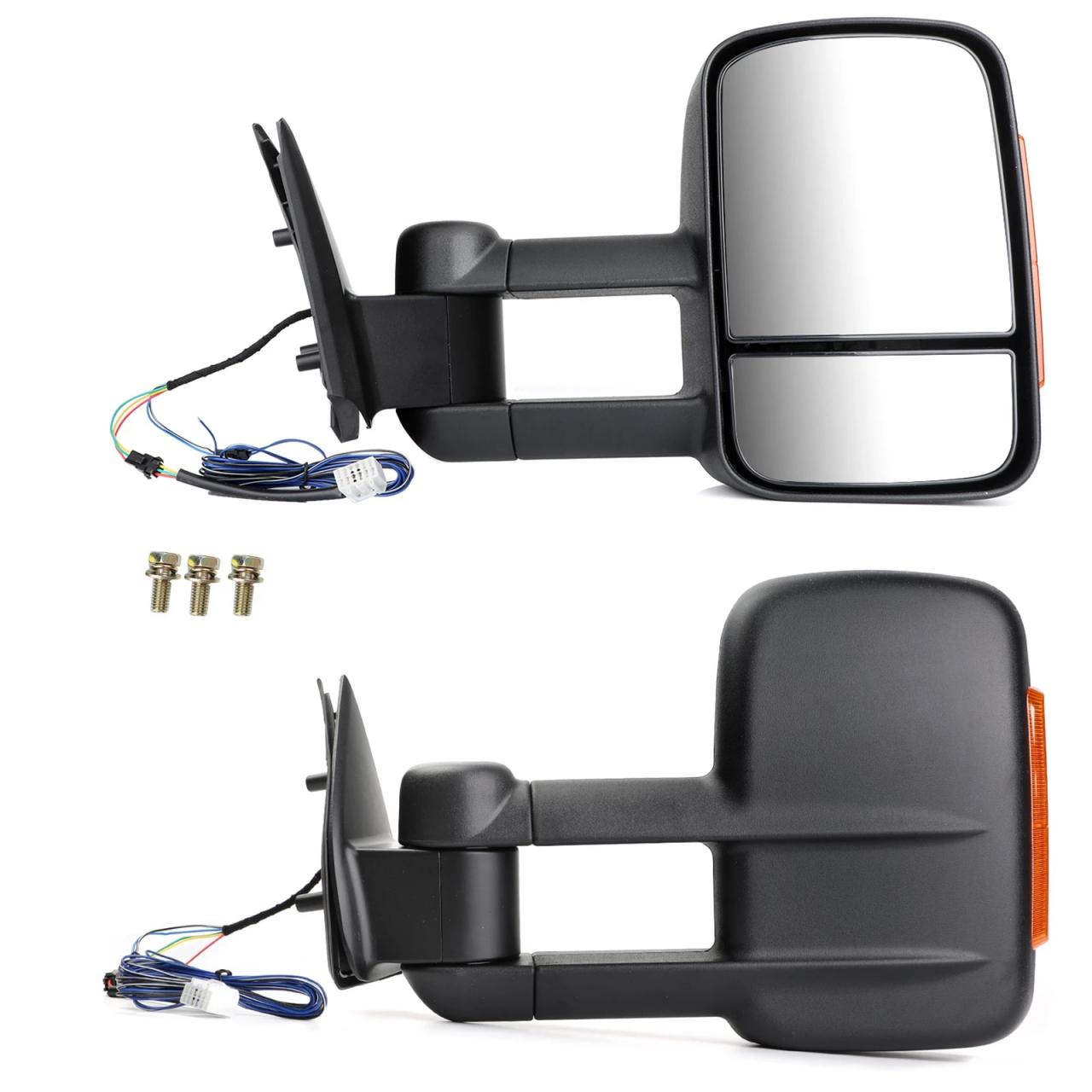 Buy DEDC Towing Mirrors Silverado Side View Mirrors Power Heated with  Manual Folding Extending for 07-14 Chevy Silverado GMC Sierra 1 Pair in  Cheap Price on Alibaba.com