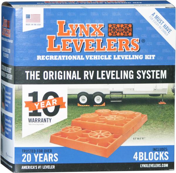 Lynx Levelers 4 Pack | RV Leveling Blocks | Tri-Lynx