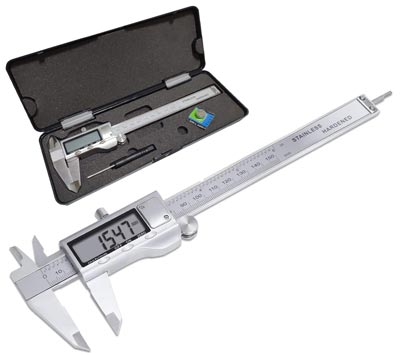 EAGems Digital Caliper Rugged Stainless Steel IP54 Water Resistant  Electronic M Home Calipers Home & Garden