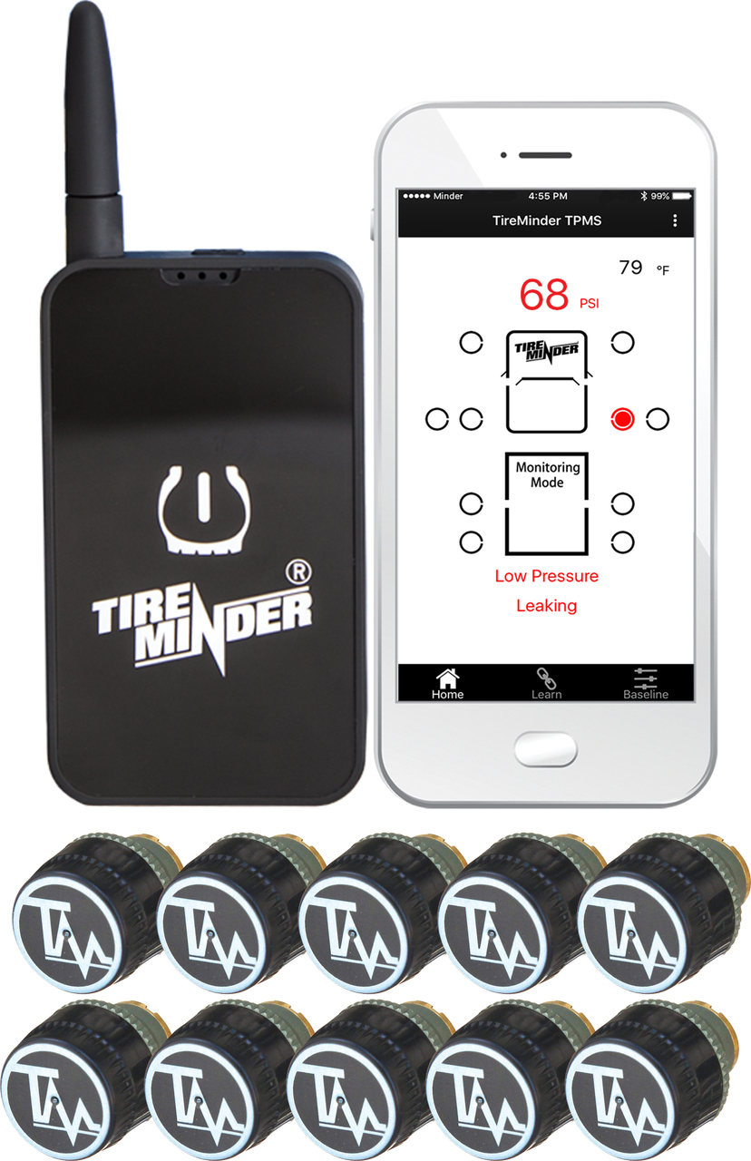 TireMinder Smart TPMS - Smartphone Based Tire Pressure Monitor for RVs with  10 Transmitters (TPMS-APP-10) - The OFFICIAL WEBSITE of Minder Research,  Inc. - Home of the TireMinder TPMS, TempMinder and NightMinder Systems.