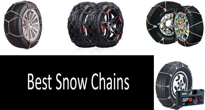 TOP-5 Best Snow Chains in 2021 from £28 to £116 in the UK