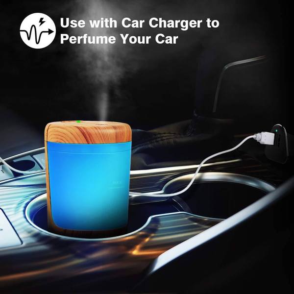InnoGear USB Car Essential Oil Diffuser Ultrasonic Aromatherapy Diffuser