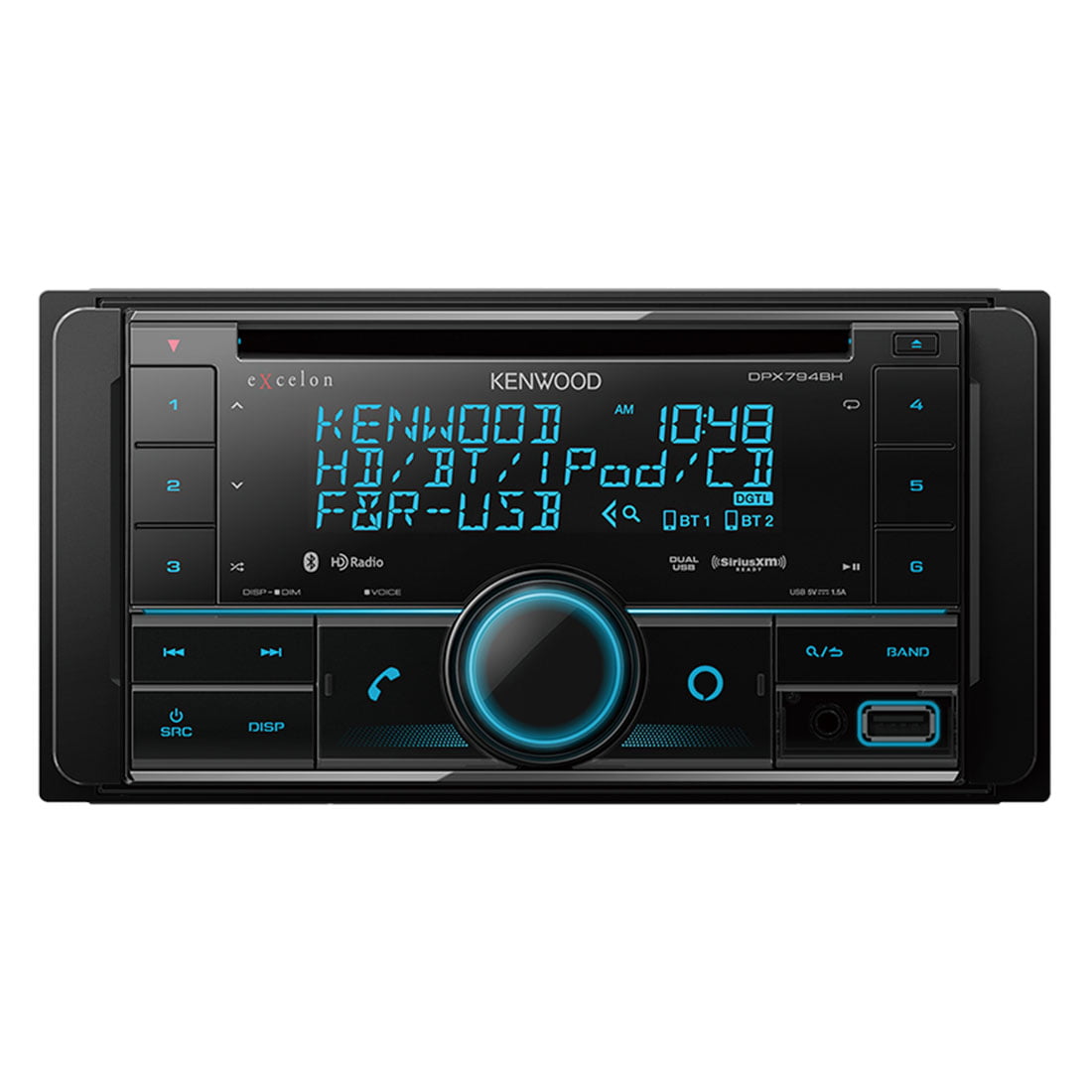 Kenwood eXcelon DPX794BH 2-DIN CD Receiver with Bluetooth and HD Radio
