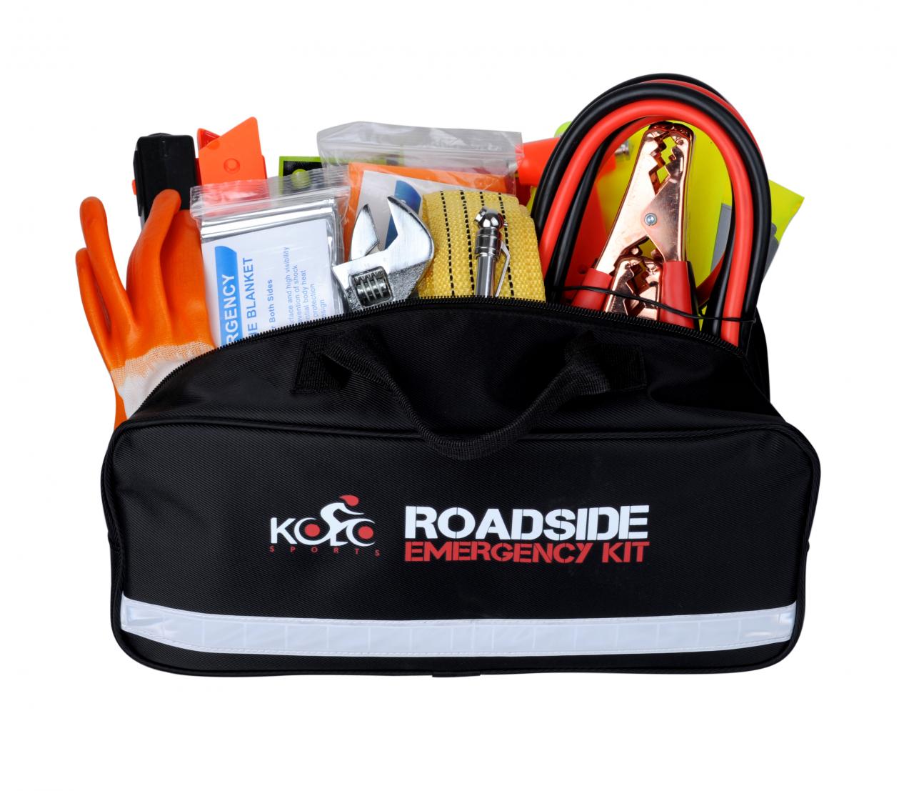 Premium Auto Emergency Kit By Kolosports – 113 Pc Multipurpose Emergency  Pack – Great For Automotive Roadside Assistance & First Aid Set – The  Ultimate All-In-One Solution – Kolo Sports