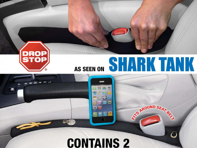 Drop Stop Car Seat Gap Filler | DropStop Seat-Crack Wedges - CoolGift