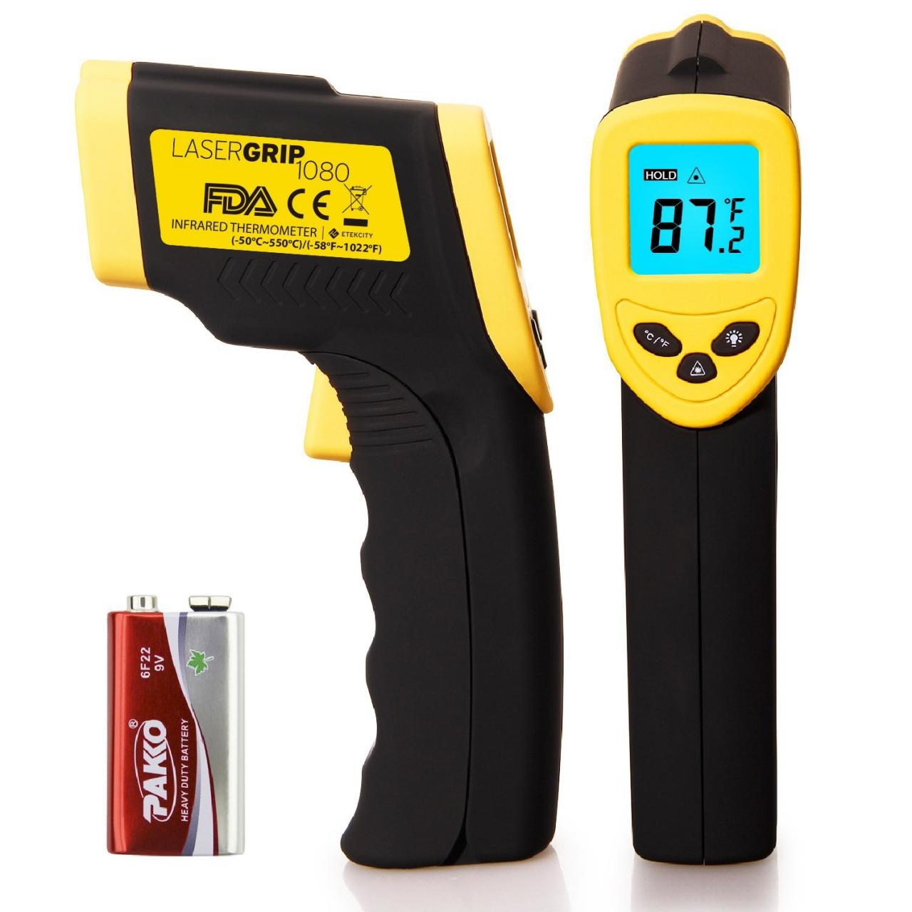 Etekcity Lasergrip 1080 Infrared Thermometer Review - Thermometer Reviews