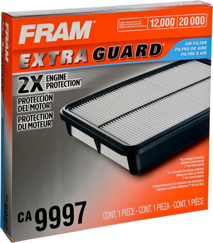 EXTRA GUARD Rigid Panel Air Filter CA9997 | FRAM