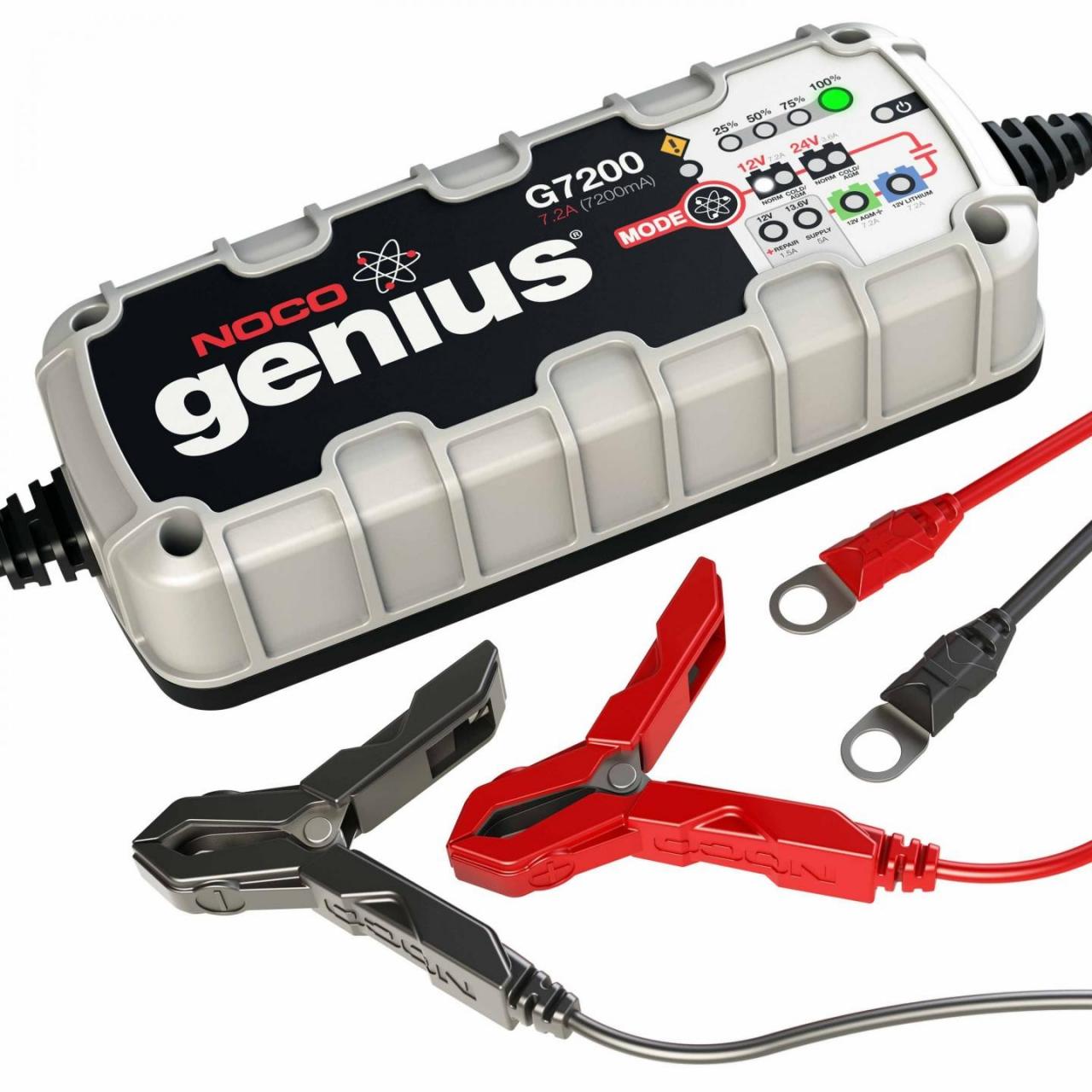 NOCO Genius G7200 UltraSafe Smart Car Battery Charger | Geartek