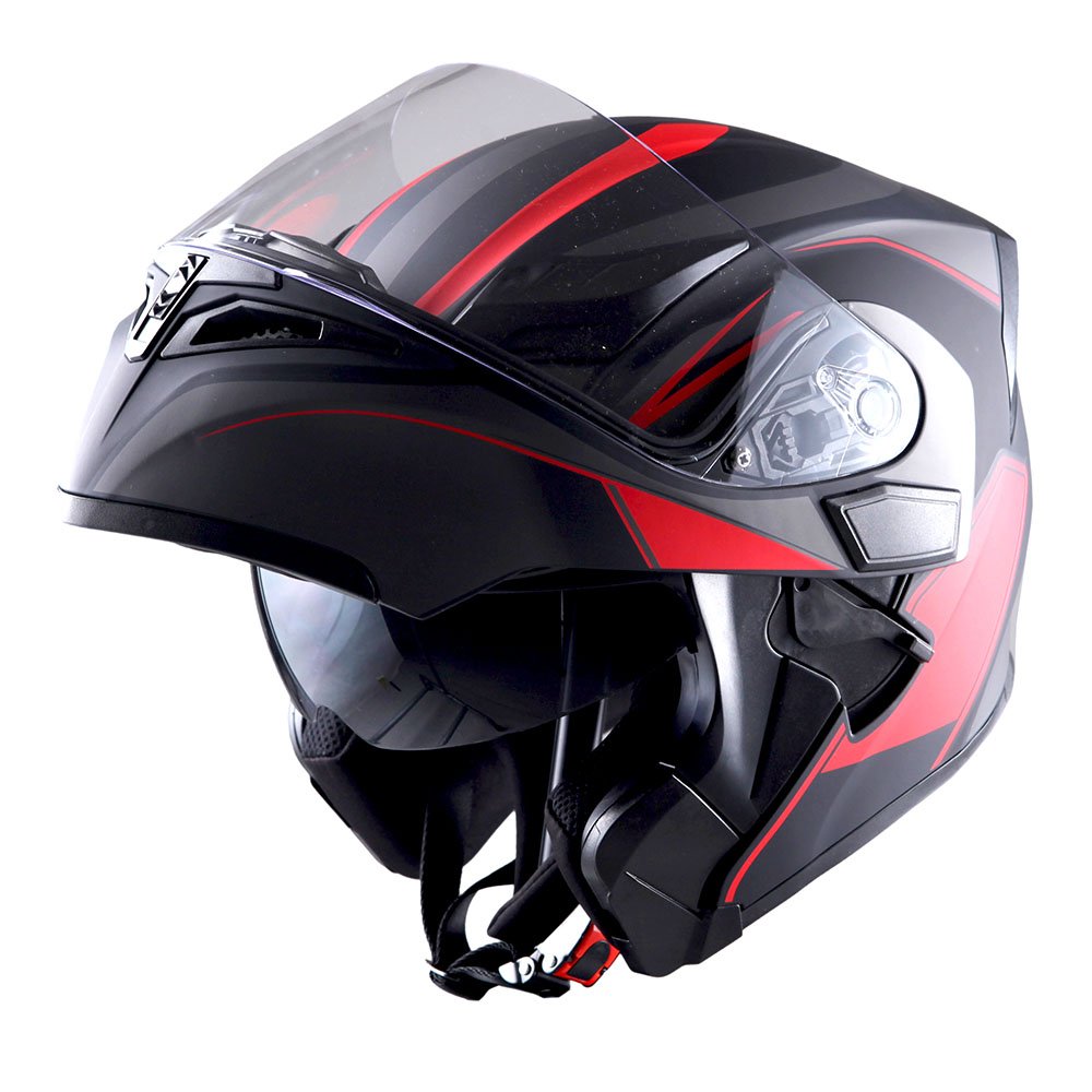 Buy 1Storm Motorcycle Modular Full Face Helmet Flip up Dual Visor Sun  Shield: HB89 Arrow Red in Cheap Price on Alibaba.com