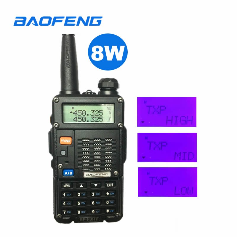 Consumer Electronics Baofeng BF-F8HP Two Way Radio Walkie Talkie Dual Band  VHF UHF Portable Radio Radio Communication
