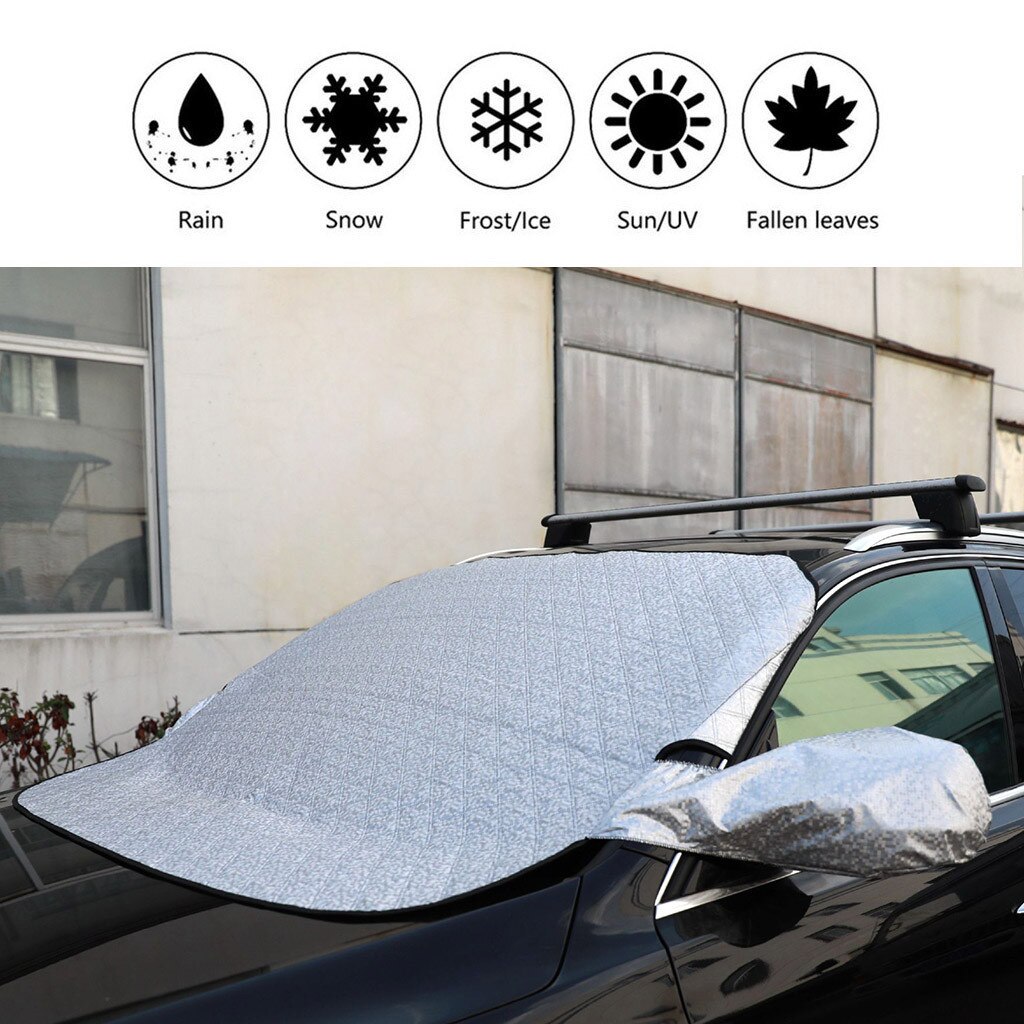 Auto Car Windshield Snow Car Cover Shroud UV Sunproof Waterproof Shield  Sunshade Wipers Protector Extra Large & Thick Windproof|Awnings & Shelters|  - AliExpress