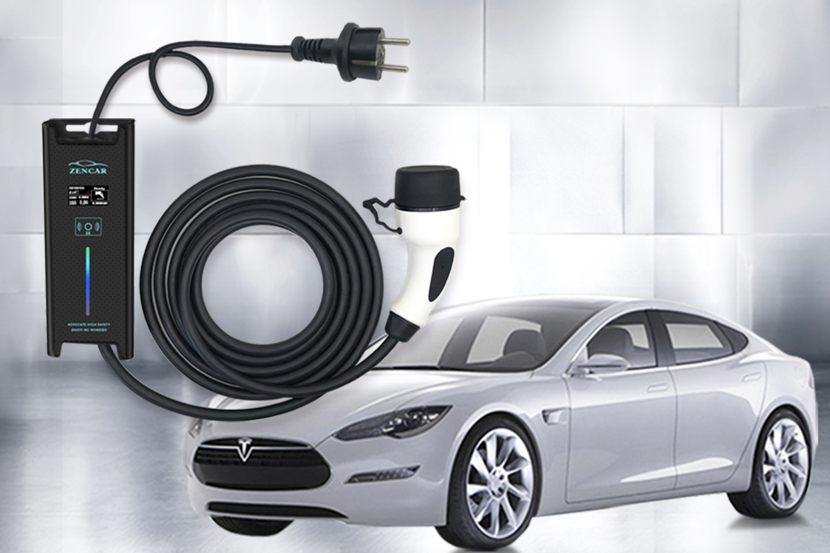 Home Electric car charger - ZENCAR EVSE 32A 16A