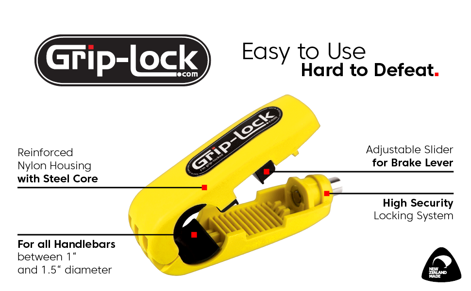Grip-Lock | The Original NZ Made Motorcycle Handlebar Lock