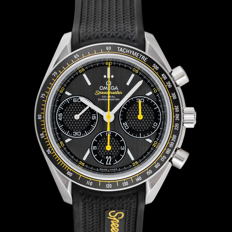 NEW] Omega Speedmaster Racing Co-Axial Chronograph 40 mm Automatic Black  Dial Steel Men's Watch 326.30.40.50.01.001, 名牌, 錶- Carousell
