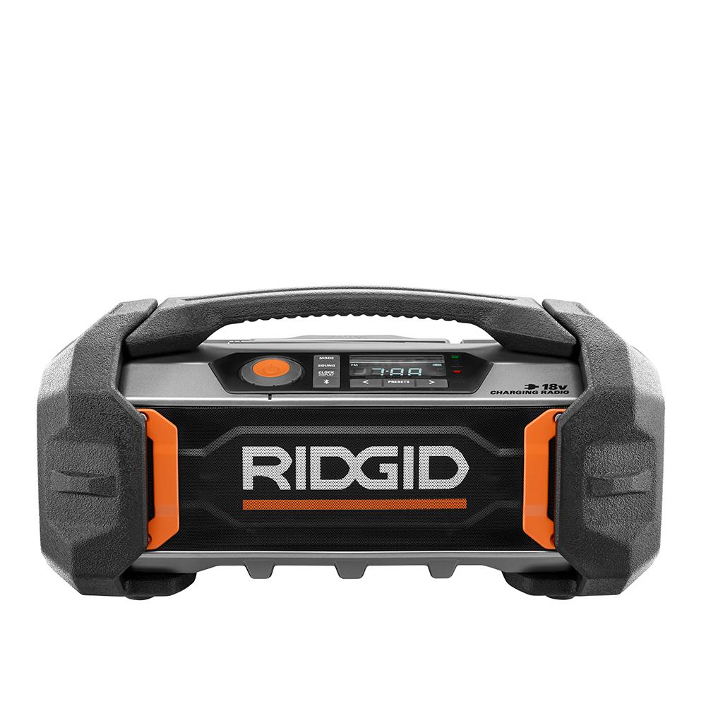 RIDGID 18 Volt Bluetooth Charger Radio