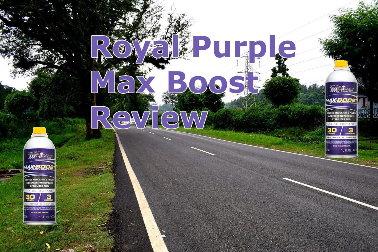 Royal Purple Max-Boost Octane Booster and Stabilizer Review