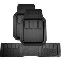 Armor All Deep Dish Car Floor Mats - Black Set of 3 | Supercheap Auto