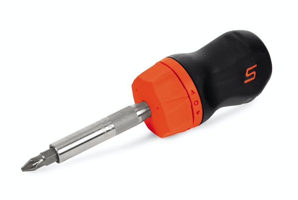 Ratcheting Soft Grip Stubby Screwdriver (Orange) | SGDMRC11AO | Snap-on  Store