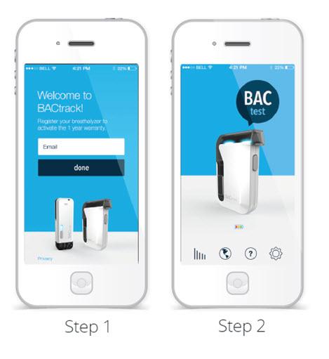 BACtrack Smartphone Breathalyzer Quick Start Guide