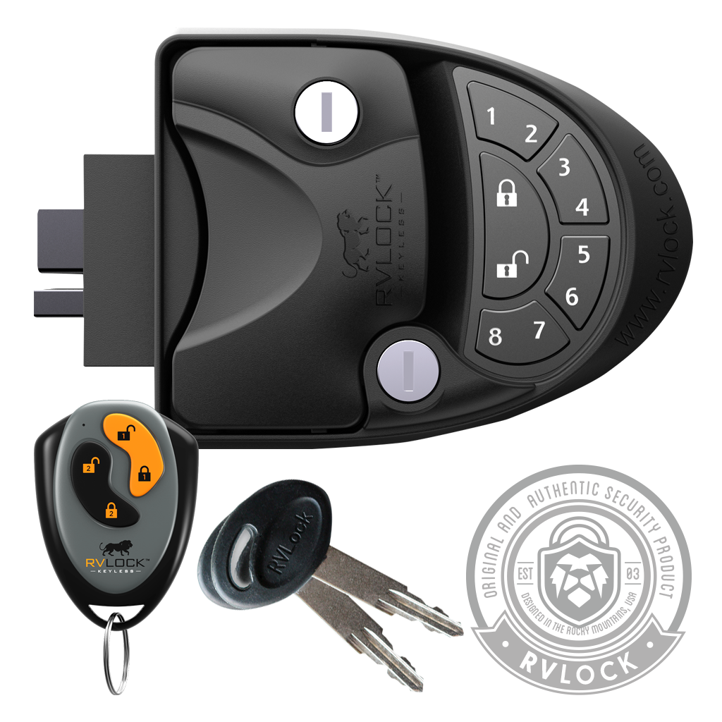 RVLock Keyless Entry Door Handle Install and Review