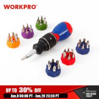 WORKPRO 38 IN 1 Multipurpose screwdriver set dual driver Stubby Ratchet  Screwdriver with 6 set Bits and short handle|ratchet screwdriver|38 in  1screwdriver in 1 - AliExpress