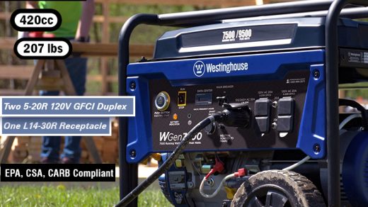 Westinghouse WGen Generator | Reviews | Affordable Generators