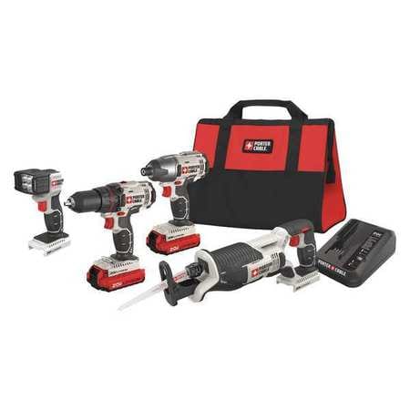 Buy Porter-Cable PCCK604L2 20V Max Lithium Ion 2-Tool Combo Kit with  PCC682L 20V MAX 2.0 Amp Hour Battery Online in Taiwan. B07WC9T7QG