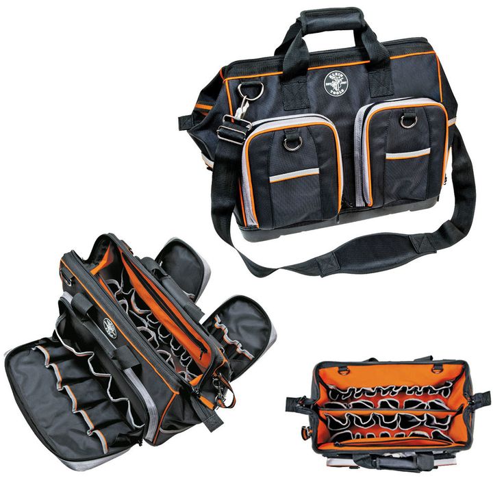 Klein Tools 55417-18 Tradesman Pro Extreme Electrician's Organizer Bag # KleinTools | Tool bag, Bags, Bag organization