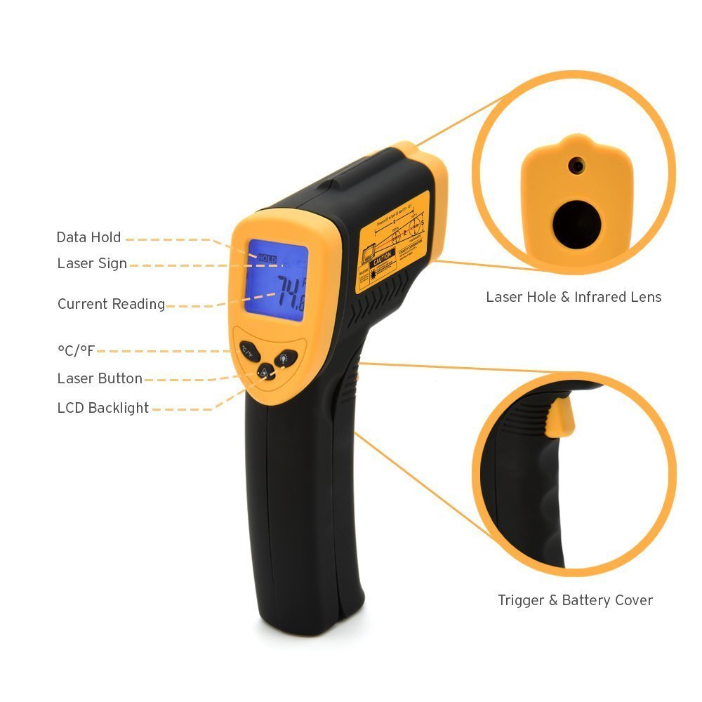 Lasergrip 749 Infrared Thermometer
