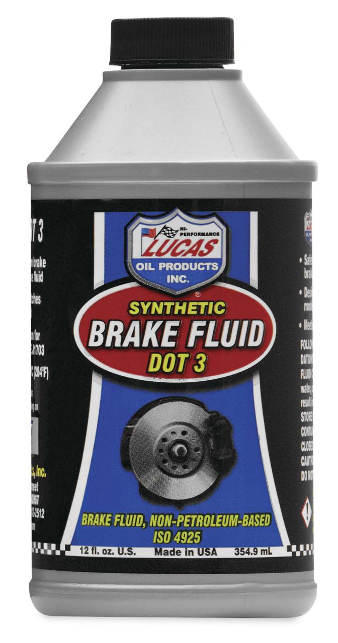Lucas Synthetic Brake Fluid (DOT 3 & 4) - Candy Paint Classics