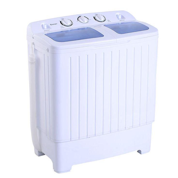 Amazon.com: Giantex Portable Mini Compact Twin Tub 11lb Washing Machine  Washer Spin Dryer: Appl… | Small washing machine, Portable washer and dryer