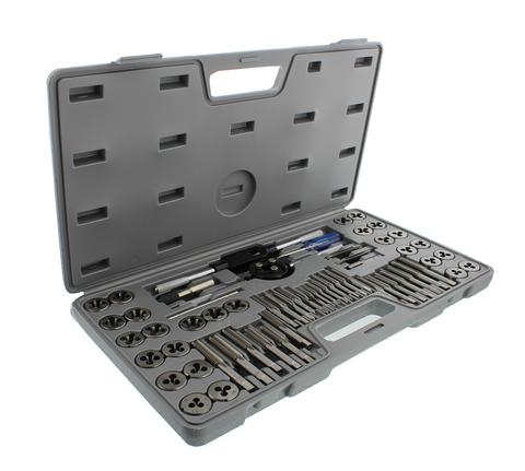 Buy ABN Large Tap and Die Set Metric Tap and Die Kit Rethreading Tool Kit  Thread Maker Hole Threader 110-Piece Set, Metric Online in Turkey.  B07SQGQNT2