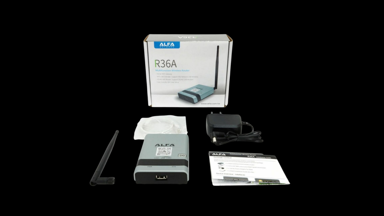 Review: R36A WiFi USB Repeater with AWUS036NH Desktop Antenna by Alfa  (Mobile Routers) - Mobile Internet Resource Center