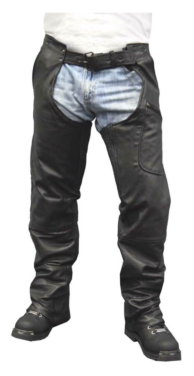 Viking Cycle Mens Braided Motorcycle Leather Chaps Motorcycle & ATV  Automotive deesidecan.org.uk