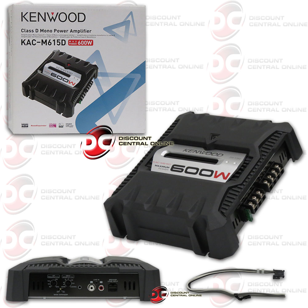 Buy Kenwood KAC-M615D Class D Mono Block Power Car Amplifier 600W Max  Online in Turkey. 497283020
