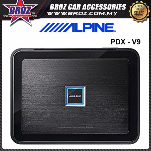Alpine PDX - V9, 5 Channel Extreme Power Density Digital Amplifier | Shopee  Malaysia
