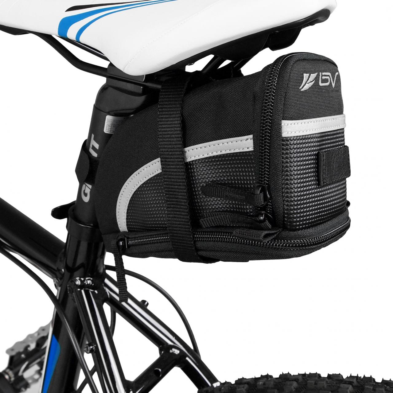 Sporting Goods Bags & Panniers BV Bicycle Y-Series Strap-On Bike Saddle Bag/Bicycle  Seat Pack Bag Cycling Wedg