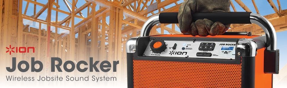 Ion Audio IPA108 Garage Rocker Water-Resistant Worksite Portable Speaker  With Bluetooth | AccuWeather Shop
