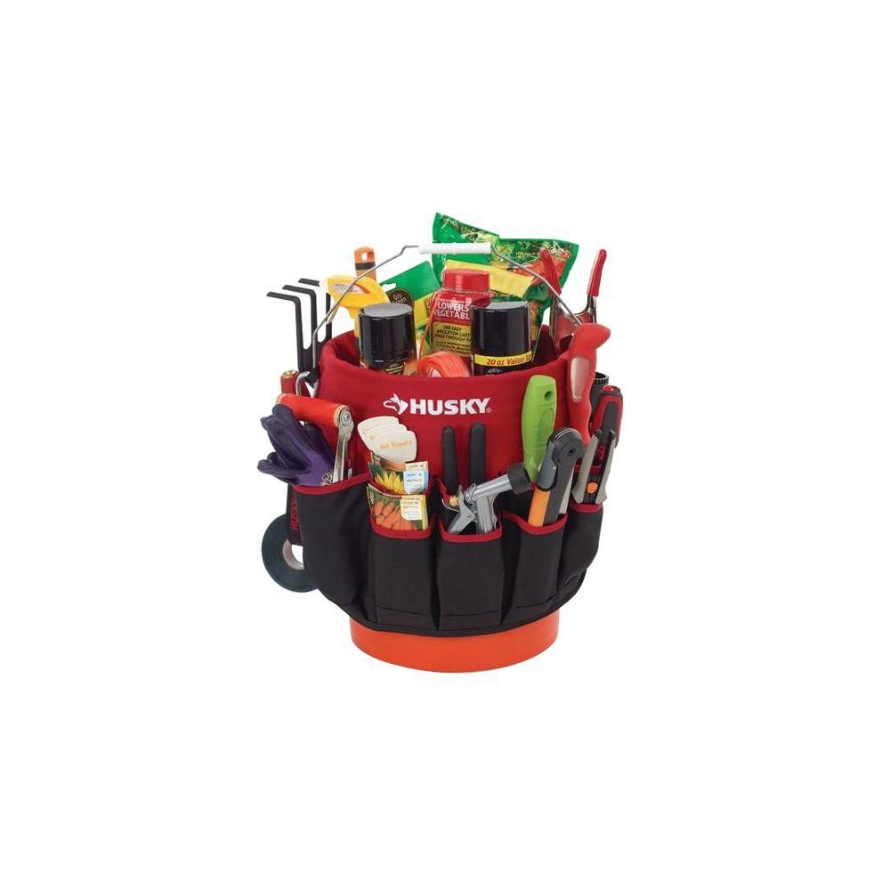 Husky Bucket Jockey | Husky, Paint buckets, Tool bag organization
