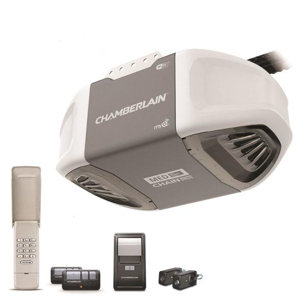 Buy Chamberlain Group C410 Durable Chain Drive Garage Door Opener With Med  Lifting Power, Pewter Online in Vietnam. B0749LHHT1