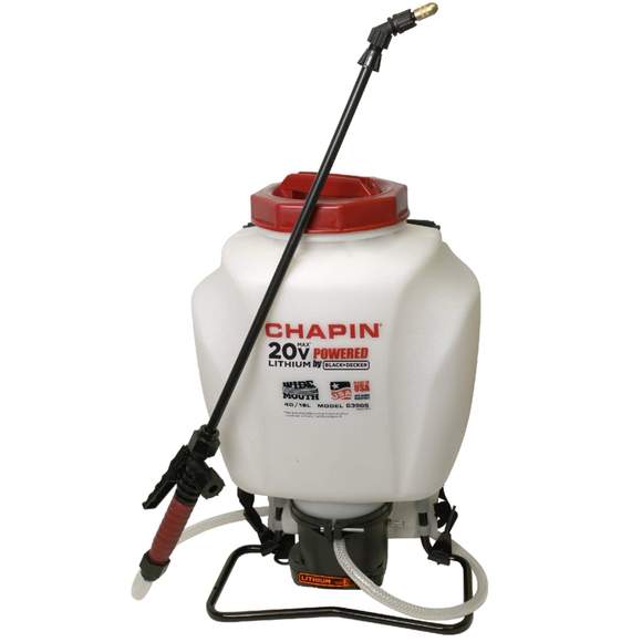Buy Chapin International 63985 Black & Decker Backpack Sprayer, 4 gal,  Translucent White Online in Hong Kong. B00Q03MMDO
