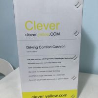 汽車坐墊Clever Yellow Car Seat Cushion with strap, 汽車配件, 其他- Carousell