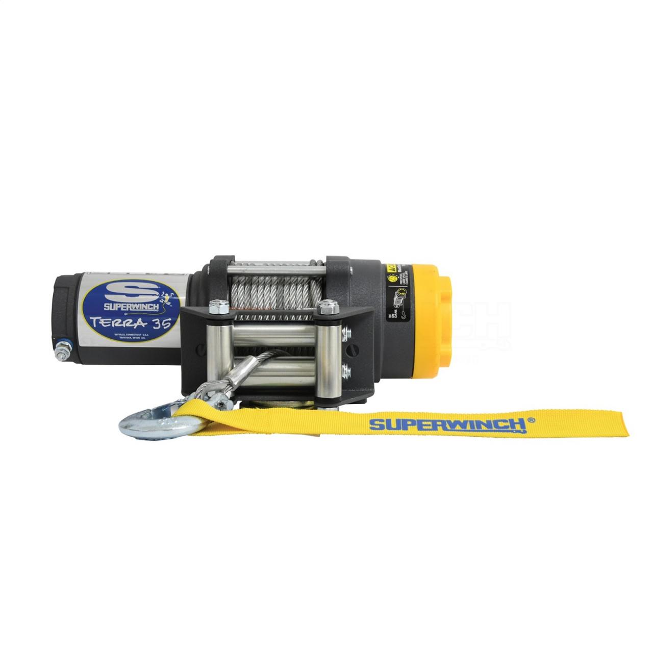 Terra 35 12V Wire Rope Winch