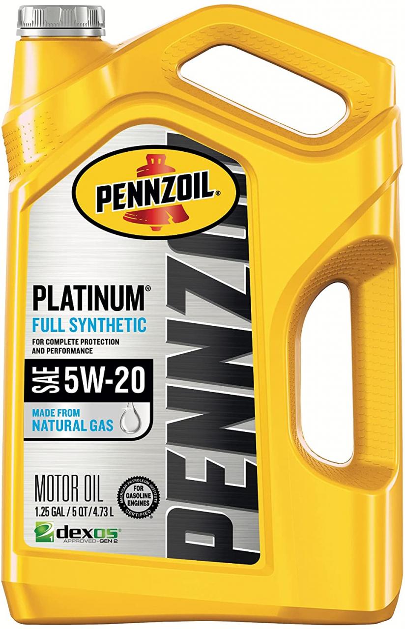 Pennzoil Platinum SAE 0W-20 Dexos Full Synthetic Motor Oil, 5 qt – Mobimax