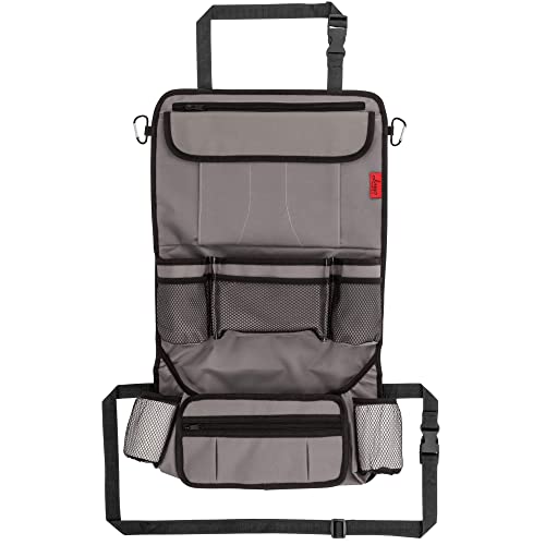 Buy Lusso Gear Heavy Duty Back Seat Car Organizer - Extra Large for  Powerful Protection - Sag Proof & Reinforced Corners - Protects iPad &  Backseat - 12 Versatile Car Seat Organizer