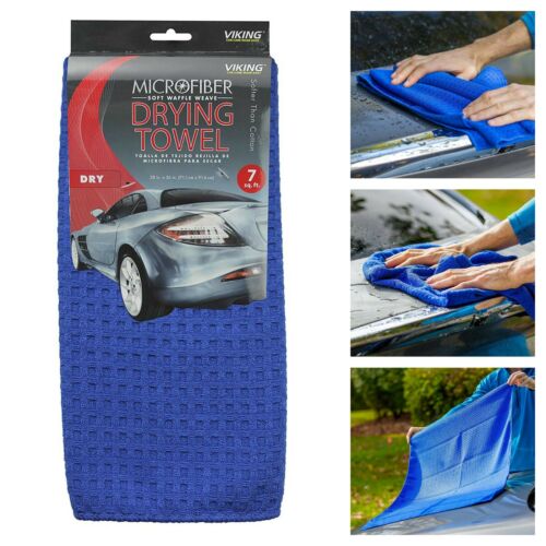 Buy Viking Car Care Microfiber Cloth Soft Waffle Weave Drying Towel Auto  Car Care Online in Qatar. 273889323519