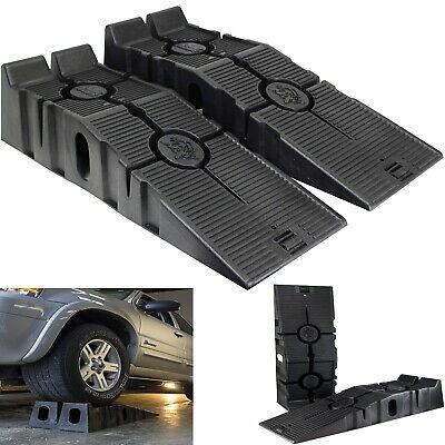 discount ramps 6009-v2 low profile plastic car service ramps