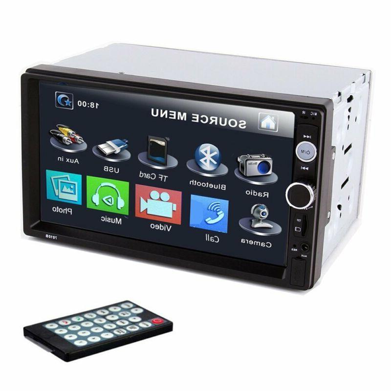 Touch Screen Bluetooth Car Stereo Mp3 Audio Video